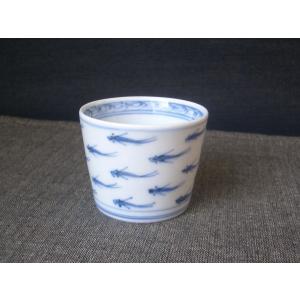 有田焼 李荘窯　染め付け　めだか茶碗　６個セット 有田焼】染付メダカN飯碗（大）2点セット【李荘窯】 - 佐賀県NPO支援