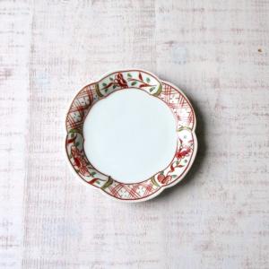 有田焼 お皿 プレート 輪花皿 L さび李朝 おしゃれ かわいい食器 皓洋