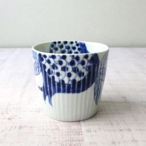 有田焼 李荘窯 平仙茶(9.5cm)赤青めだか【9.5cm 小鉢 小ぶりの茶碗