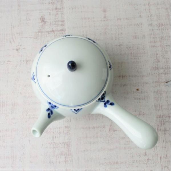 有田焼 皓洋窯 食器 染付 剣先小花 NEO急須 ポット おしゃれ シンプル モダン ティータイム ...