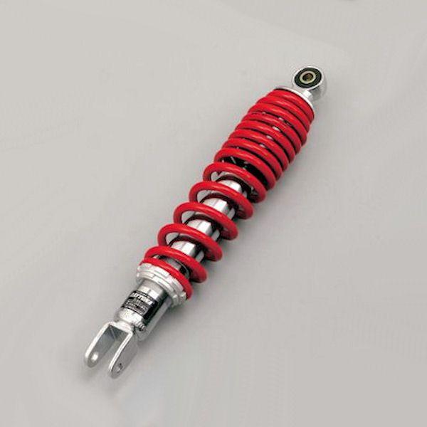デイトナ DAYTONA 16990 強化リアショック 15mmアップ メッキボディ/レッドスプリン...