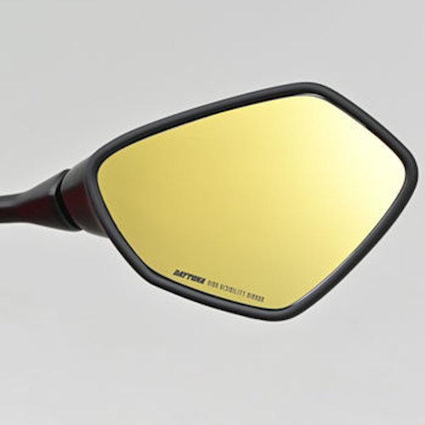 デイトナ DAYTONA 41540 ハイビジ貼り付けタイプミラー SUZUKI2 ゴールド 新保安...