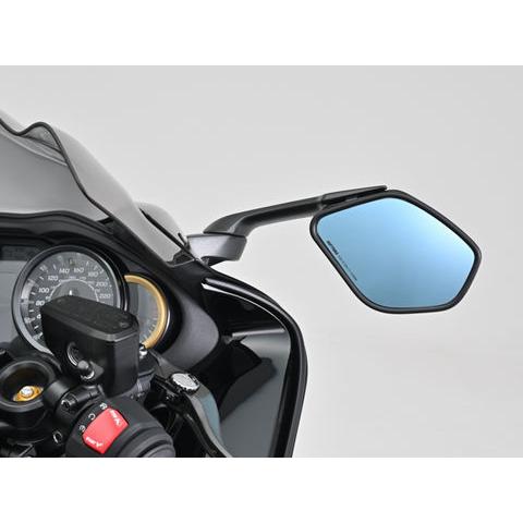 デイトナ DAYTONA 41541 ハイビジ貼り付けタイプミラー SUZUKI3 ブルー 新保安基...