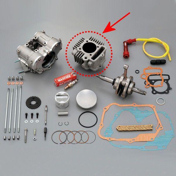 デイトナ DAYTONA 77742 セラミックメッキシリンダー 54mm ハイト69mm ツインカ...