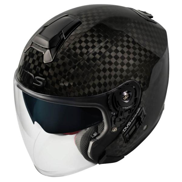 WINS A-FORCE RS JET 12K インナーシールド付き 12Kカーボン ジェットヘルメ...