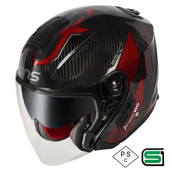 WINS A-FORCE RS JET Type-C Flash アイアンレッド インナーシールド付...