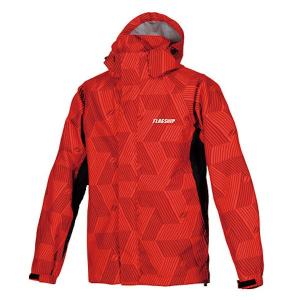 FRS-2020 FLAG SHIP Innovative Stretch Rain Suit イノベーティブストレッチ レインスーツ RED Texture｜motokichi