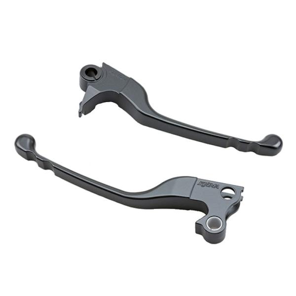 キジマ KIJIMA HD-04347 スリムレバー アルミダイカスト ブラック ハーレー 96年〜...