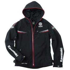 セット売り パーカー ジャケット カワサキ カワサキ×BATES 防風ライディングパーカー 秋冬用 M