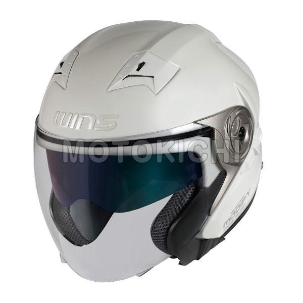 WINS MODIFY X JET モディファイX  パールホワイト ジェットヘルメット