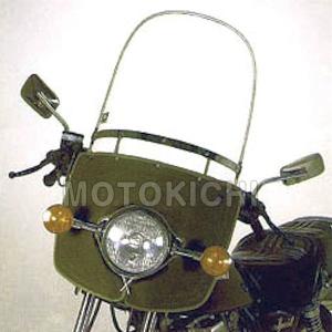 旭風防 【在庫あり】旭風防 NO.99-W650 ウインドシールド カワサキW650