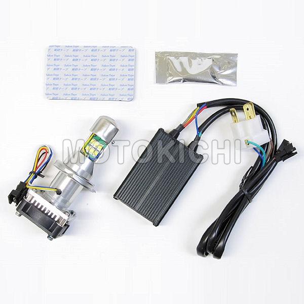 プロテック 65001 LB4-S LEDヘッドライトバルブキット H4 Hi/Lo 6000K 1...