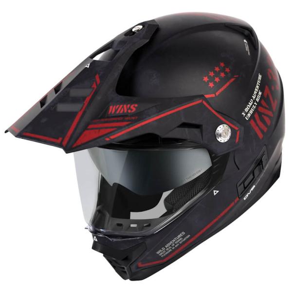 ウインズジャパン WINS X-ROAD3 COMBAT M55 マットブラック×アイアンレッド M...