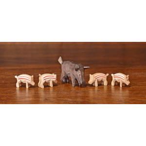 ドイツ木工芸品 ブレーメンの音楽隊 ブレーメン : 横浜元町 竹中