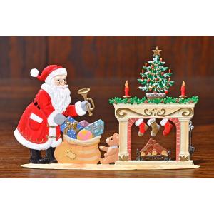 ドイツ木工芸品 ウィンドミル ツリーと木馬に乗った子供たち : 横浜