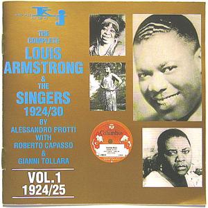 【中古】 LOUIS ARMSTRONG & THE SINGERS ルイ・アームストロング&ザ・シンガーズ　／　THE COMPLETE 〜 1924/30,  VOL.1 1924/25〔輸入盤CD〕｜motomachirhythmbox