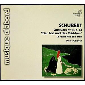 MELOS QUARTETT メロス弦楽四重奏団 ／ SCHUBERT : QUATUORS N0. 13&14