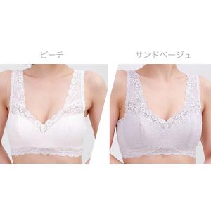 【返品・交換不可】チャームホワイト Charm White シルク100％ ソフトカップ ブラジャー...