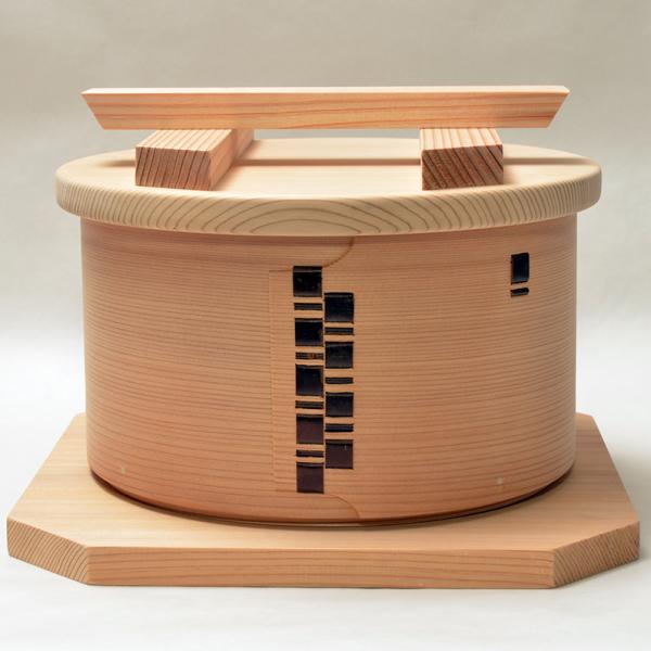 セイロ5合 栗久 曲げわっぱ 元丸屋特製抗菌アクリルたわし付 送料無料