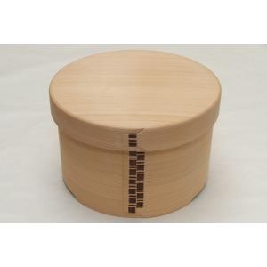 おひつ 3合浅型脚付 栗久 曲げわっぱ 隅丸加工 白木 国産 日本製 お櫃