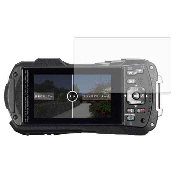 RICOH WG-80 向けの ペーパーライク フィルム 保護フィルム アンチグレア