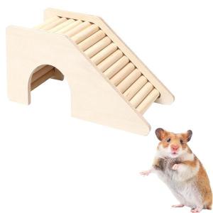 ハムスタークライミングおもちゃ木製橋他の小動物ペットギフトアレチネズミのはしご｜motomurastore3