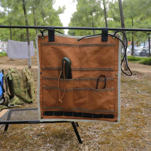 ポータブル食器収納バッグハンギングバッグ食器ピクニック用防水