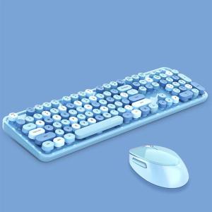 MacPCラップトップブルー混合色用の2.4GHzキーとマウスのセット｜motomurastore3