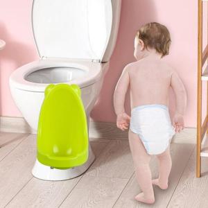 おしっこトレーニング面白いぶら下げポータブルトイレトレーナー便器男の子子供子供用イエロー｜motomurastore3