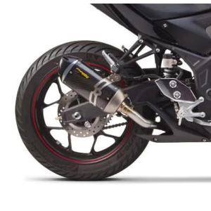 YZF-R25/R3 15-, MT-03 20- S1R ブラックカーボン スリップオンマフラー Two Brothers Racing｜motoparts