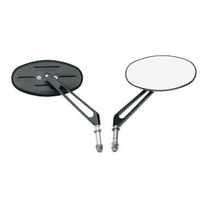 DragSpecialties DRAG-NESS ステルス1 スタンダードミラー ブラック