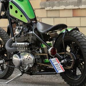 モーターロック XS650SP/TX650 マフラーフランジ Finned Head Clamps