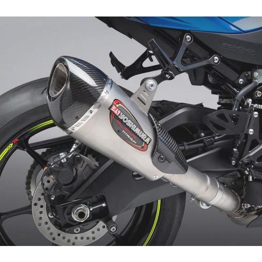 GSX-R1000 17-22 チタン スリップオン マフラー ALPHA T ヨシムラUSA スズ...