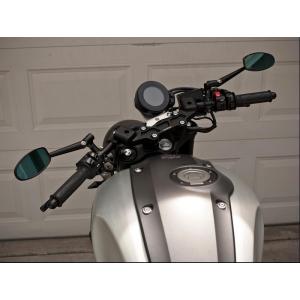 MOTODEMIC クラシック スクリーン ヤマハ XSR900 : モトパーツ バイク