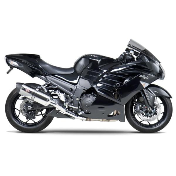 ヨシムラUSA R-77 デュアル スリップオン ステンレス マフラー カワサキ ZX-14R