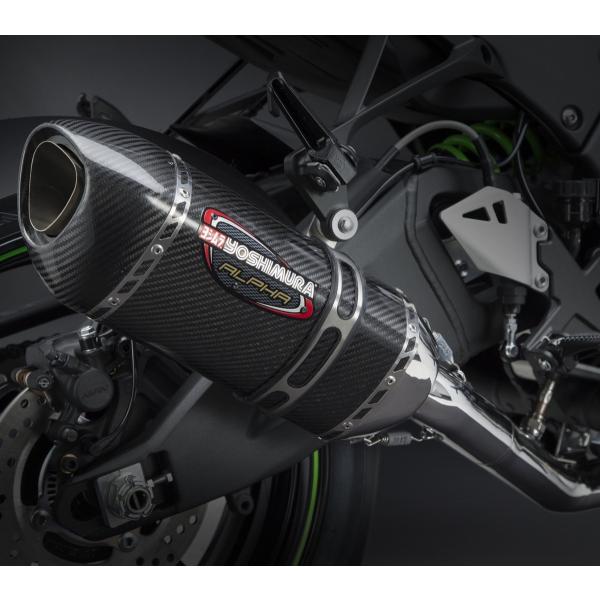 ヨシムラUSA アルファ レース  ステンレス 3/4  マフラー カワサキ ZX-10R/RR