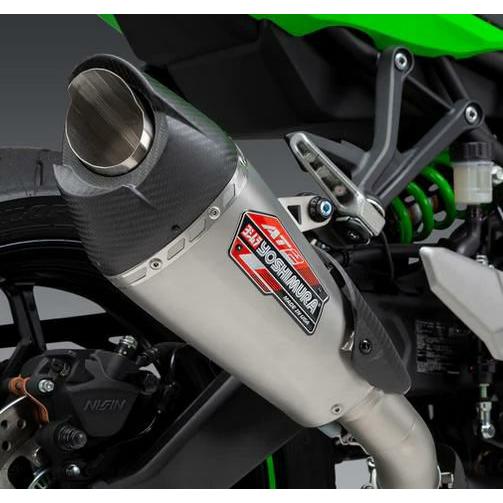 ZX-4RR Ninja スリップオンマフラー AT2 ステンレス/カーボン ヨシムラUSA