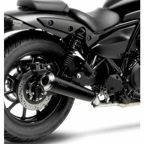 LEOVINCE スリップオンマフラー CLASSIC RACER ブラックエディション KAWAS...