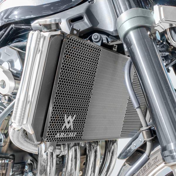 カワサキ Z900RS/CAFE ヘックス・ラジエターコアプロテクター ブラック アーキ