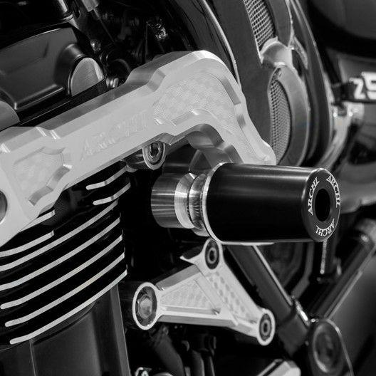 カワサキ Z900RS/CAFE スライダーキット ハニカムサブフレーム用 シャイニングシルバー A...