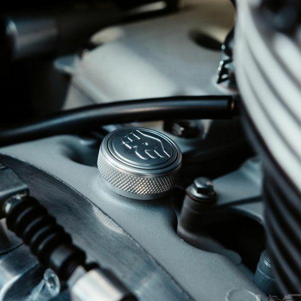 【純正】ロイヤルエンフィールド オイルフィラーキャップ シルバー Royal Enfield