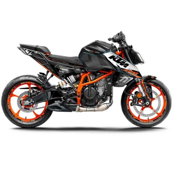 Moto Pro Works フルデカールキット Rasorblade (ブラック/オレンジ) KT...