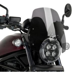 BMW R1250R スポーツ スクリーン スモーク Puig : モトパーツ バイク