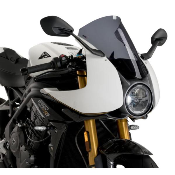 トライアンフ スピードトリプル 1200RR 22- R-RACERスクリーン ダークスモーク Pu...
