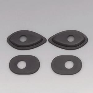 キジマ(KIJIMA) ウィンカーベースマウント　２個SET　ブラック　ホンダ系用