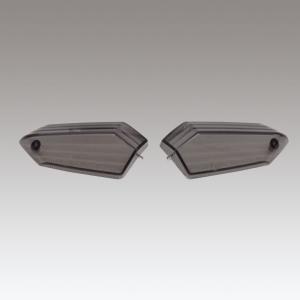 カワサキZRX1200ダエグウインカーレンズ、アンバー＆スモーク。 ZRX1200 DAEG（ダエグ） ウインカーレンズ（アンバー） ポッシュ（POSH