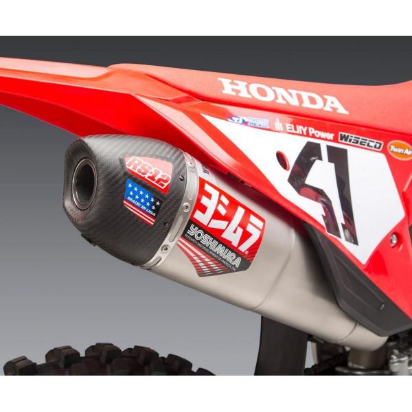 ヨシムラUSA RS-12 ステンレス フルエキゾースト マフラー ホンダ CRF250R/RX