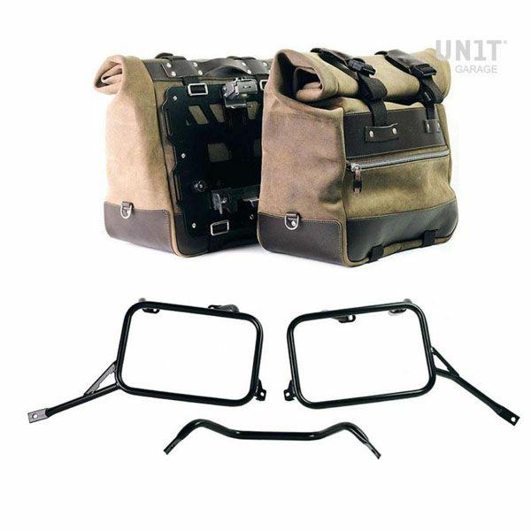 BMW R80G/S 及び R80 GS ベーシック 40-50L スプリットレザー カルトバッグ（...