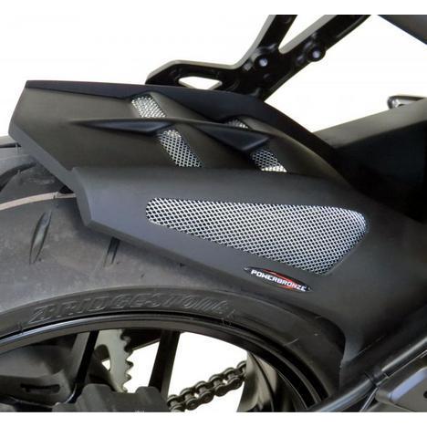 XSR900, TRACER 9/GT 21- リアフェンダー/チェーンガード マットブラック/シル...