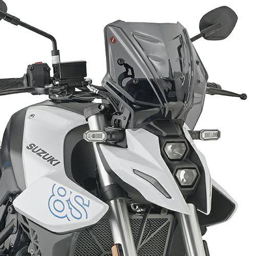 GSX-8S 23-/GSX-S1000 21-24 ウインドスクリーン 25x31 スモーク GI...
